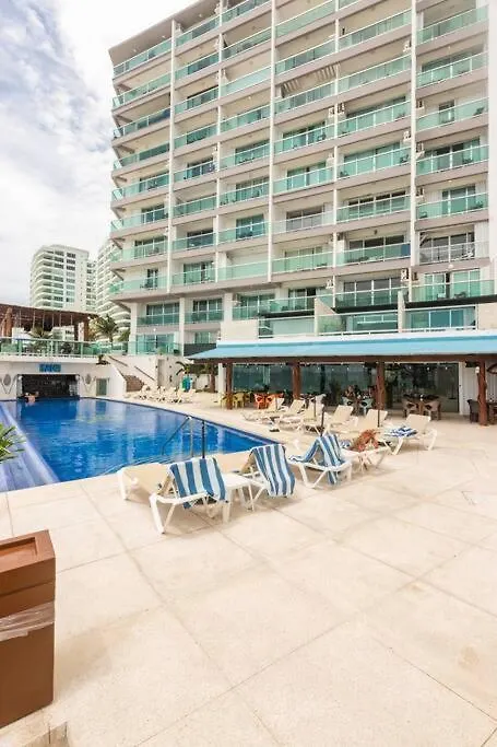 Caribbean Ocean View At The Hotel Zone Cancun Apartment